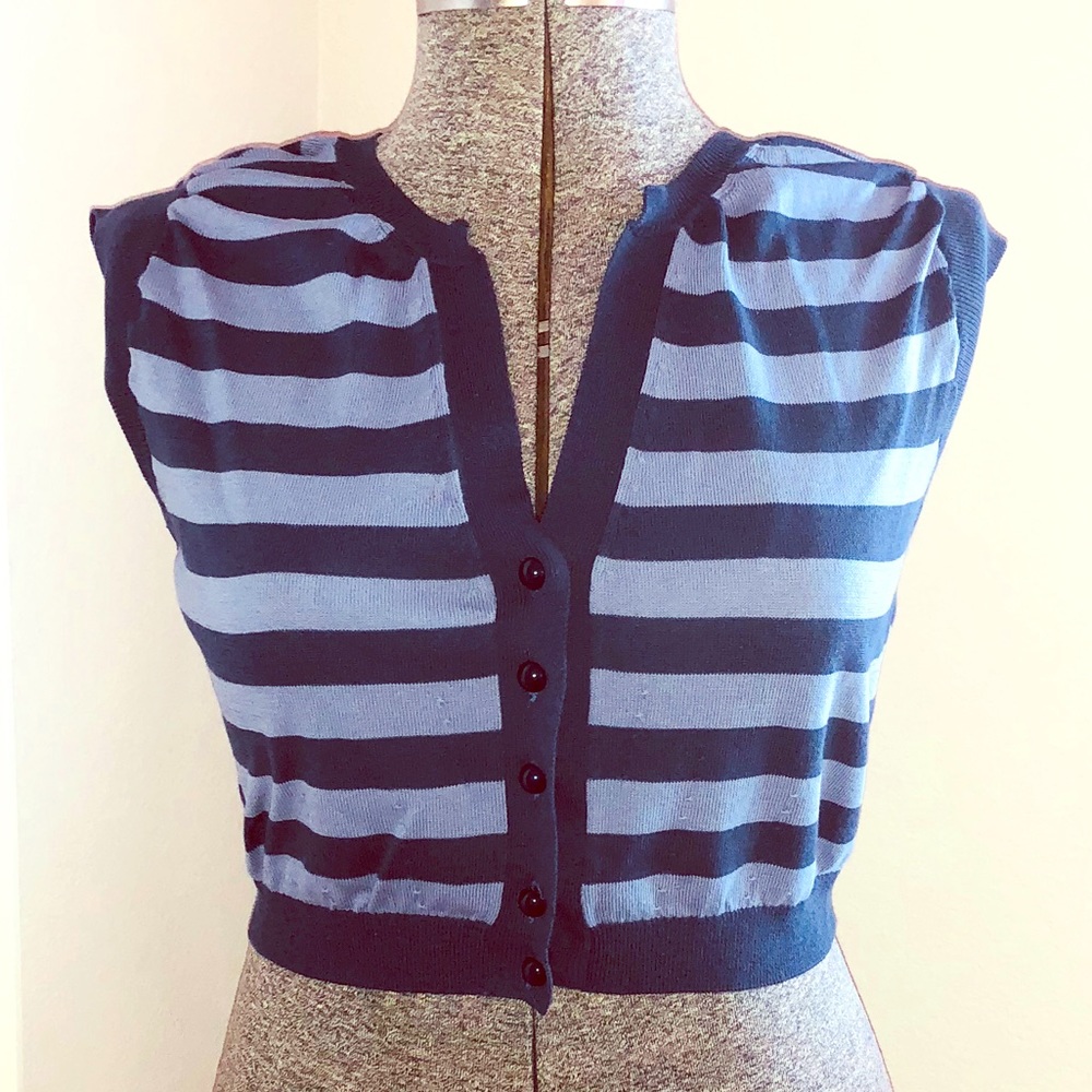 Moschino Blue Crop Top